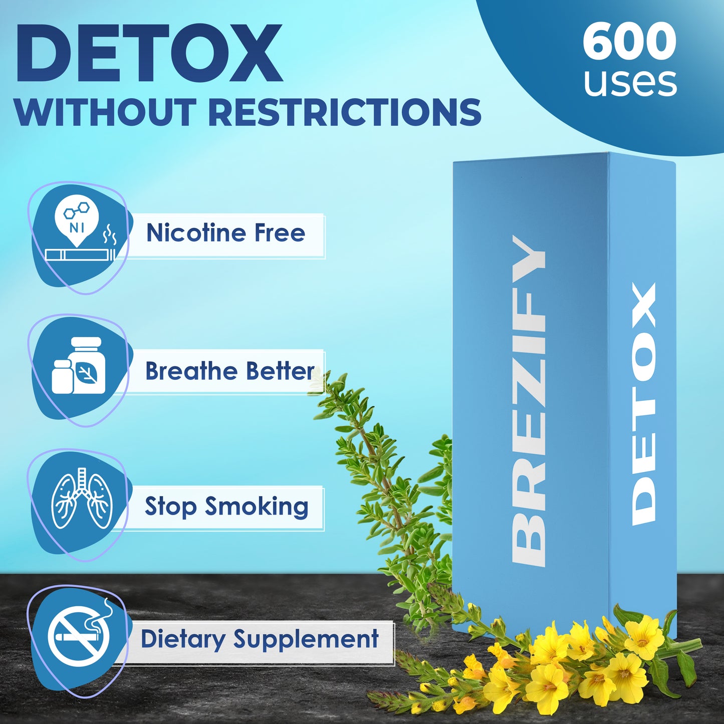 Brezify – Plant-Powered Lung Cleanser Diffuser | Menthol Flavor