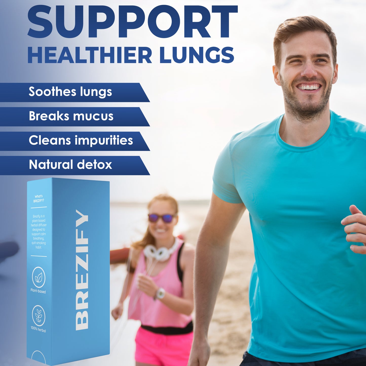 Brezify – Plant-Powered Lung Cleanser Diffuser | Menthol Flavor