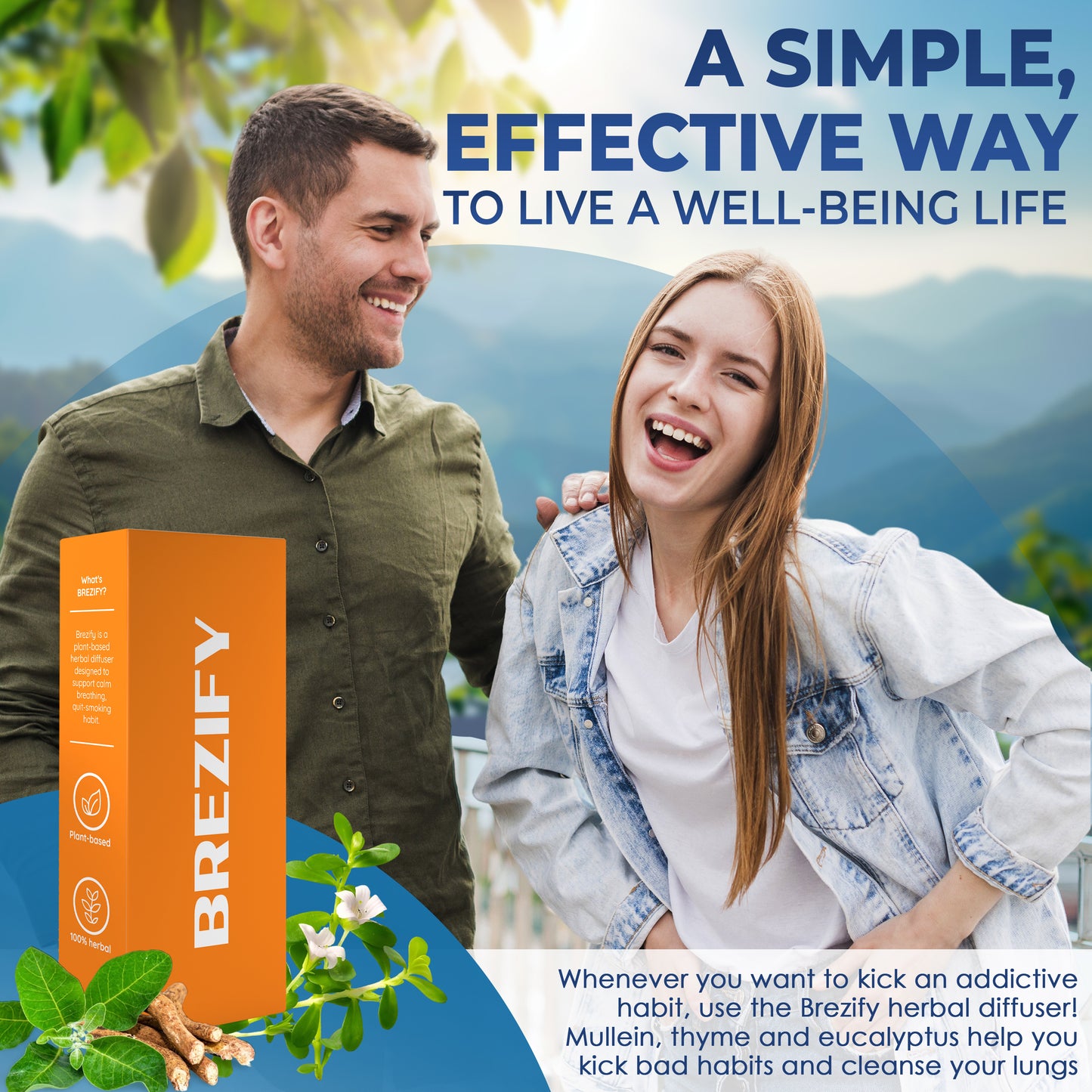 Brezify – Plant-Powered Wellness Diffuser | Spearmint Flavor