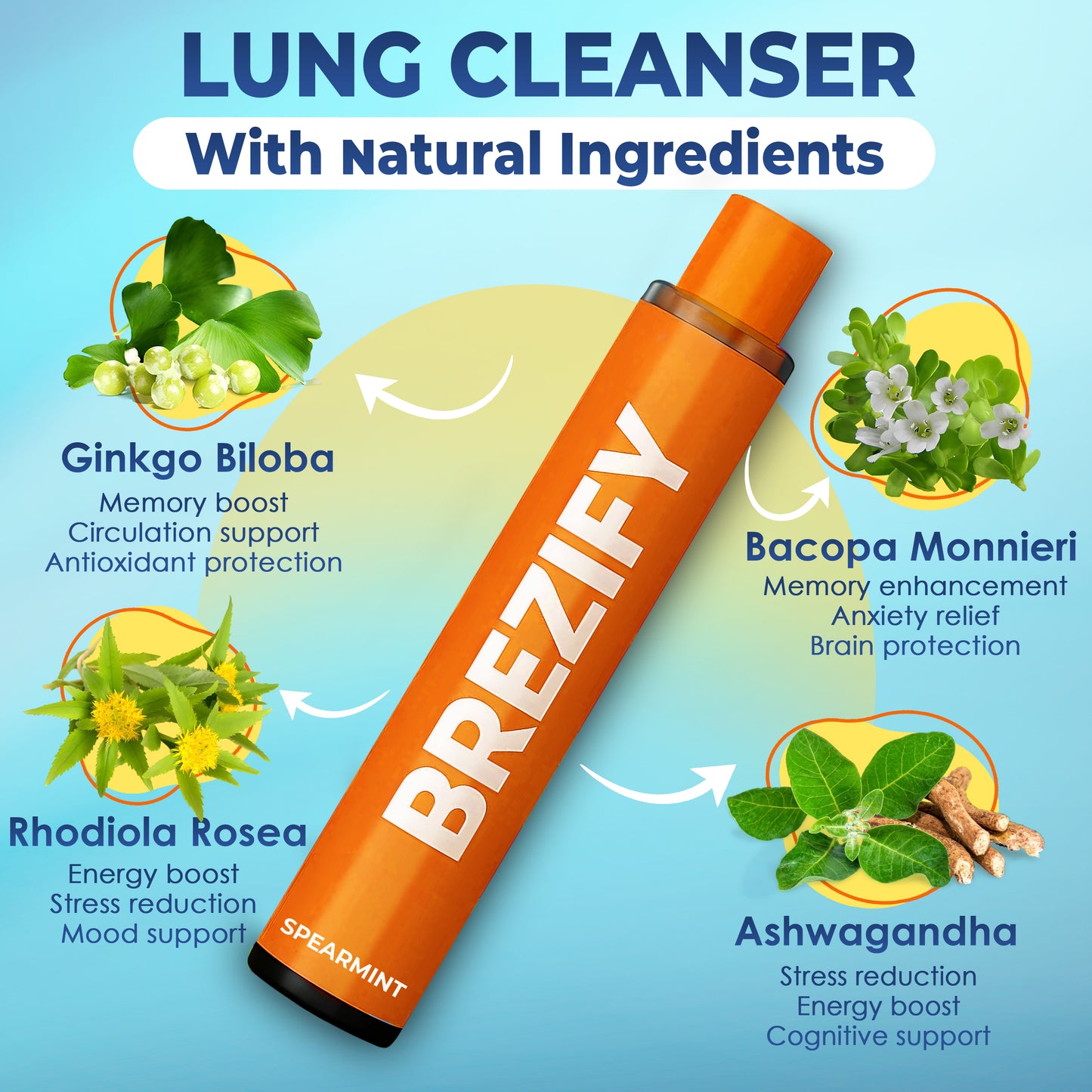 Brezify – Plant-Powered Wellness Diffuser | Spearmint Flavor