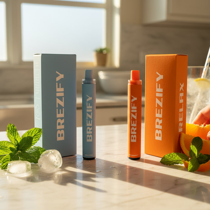 Brezify Zen Harmony Pack | Menthol Blue - Cherry Raspberry - Spearmint Orange