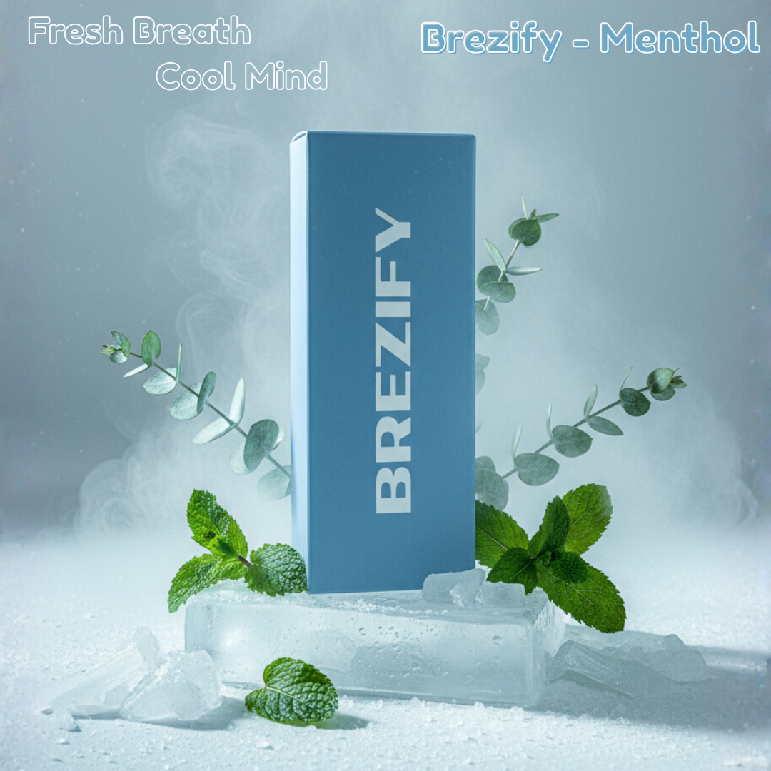Brezify Herbal Diffuser | Menthol Blue Flavor
